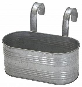 Підвісний тримач для квіткового горщика 40 см метал з двома ручками Метал synthetic.ua - Фото 1