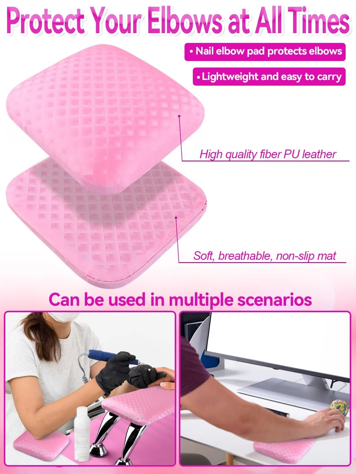 Підставка під руку для манікюру EBANKU, килимок на стіл, підлокітник, фото №6