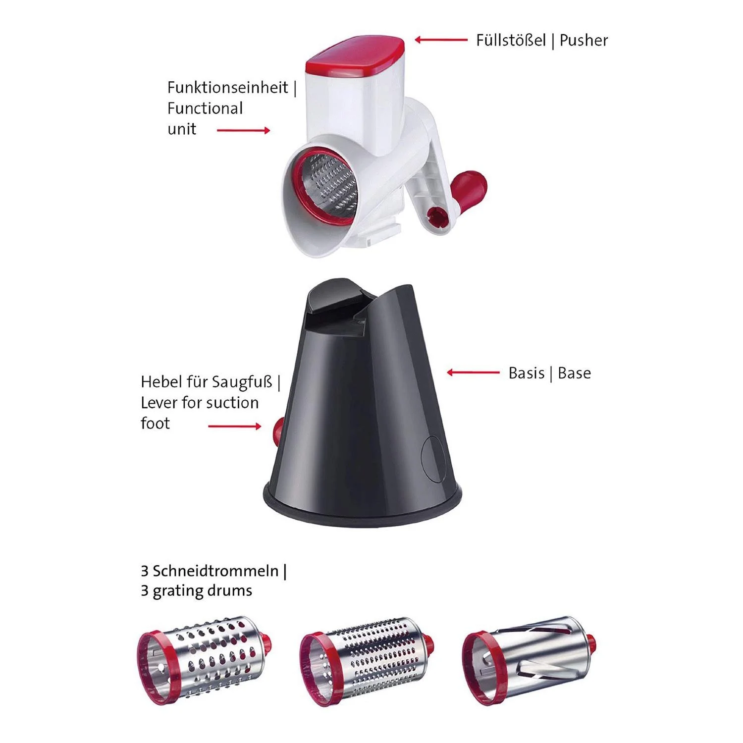 Тертка барабанна Westmark Herta 97022260, фото №6 Тертка барабанна Westmark Herta 97022260, фото №6