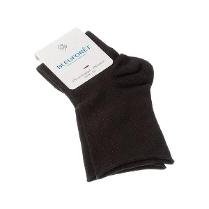 Носки Bleufor".eat короткие, 1 пара, без резинки, без махры, тонкие, хлопок, велюровые - Фото 1