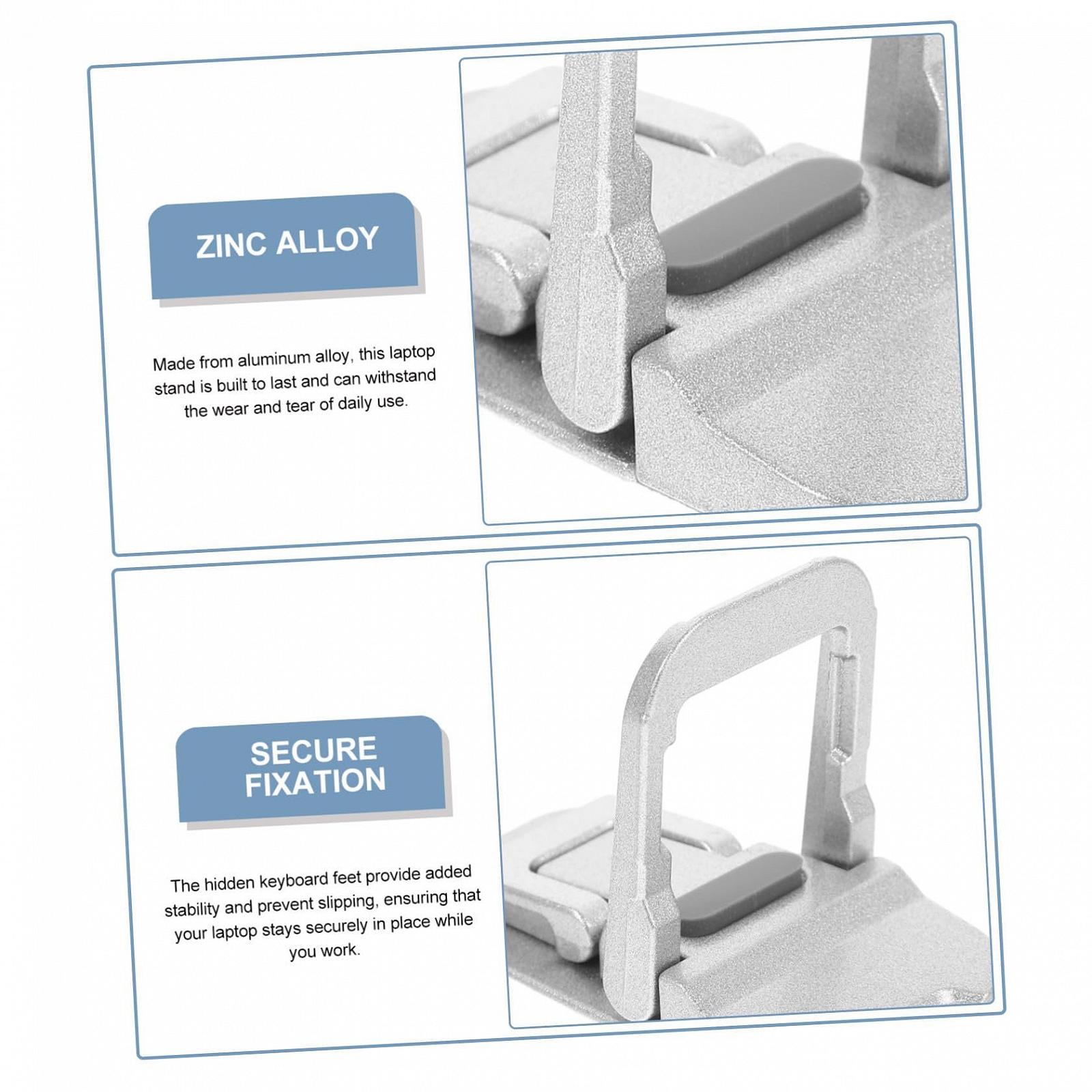 Подставка для ноутбука складная регулируемая по высоте, 2 шт, фото №4 Подставка для ноутбука складная регулируемая по высоте, 2 шт, фото №4