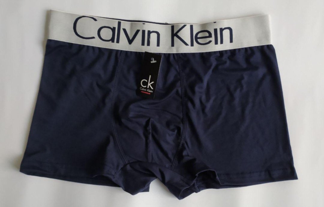 Чоловічі темно-сині труси боксери Calvin Klein, фото №1