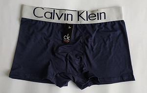Чоловічі темно-сині труси боксери Calvin Klein - Фото 1