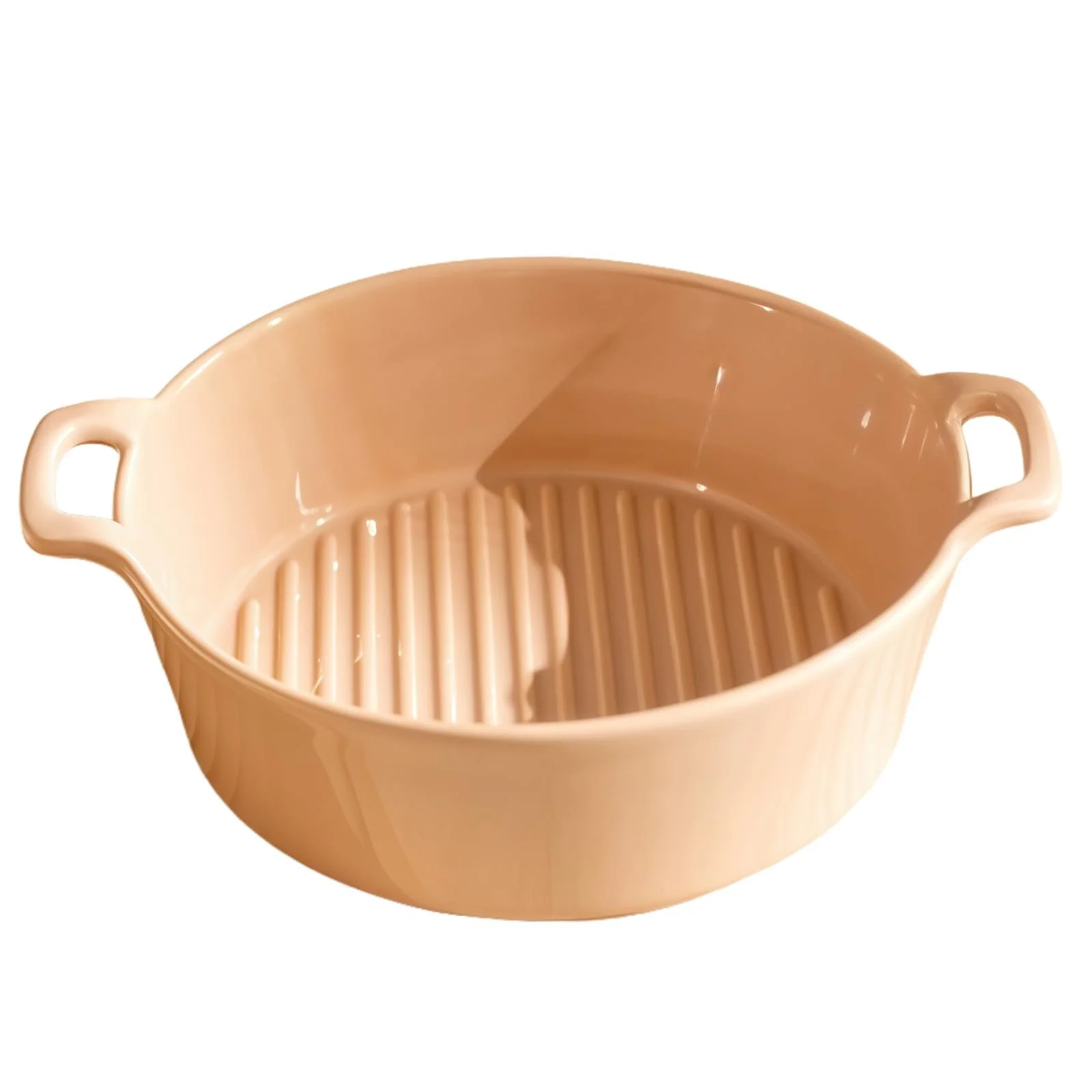 Форма для запікання лазаньї 1000 мл кругла керамічна для духовки та мікрохвильової печі, фото №1