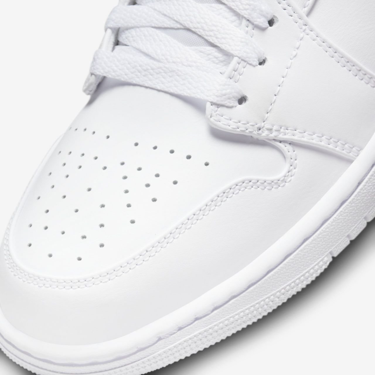 Кросівки Jordan 1 Mid White 44, фото №6