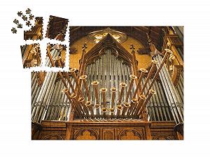 Пазл-адвент-календарь puzzleYOU Music People Орган в церкви 1000 деталей synthetic.ua - Фото 1