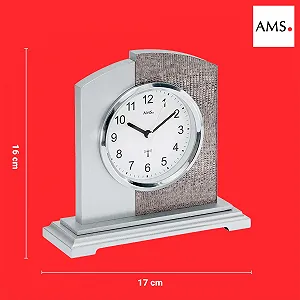 Настільний годинник AMS Modern Style Collatina 5144 з радіокерованим механізмом, на батарейках synthetic.ua - Фото 1