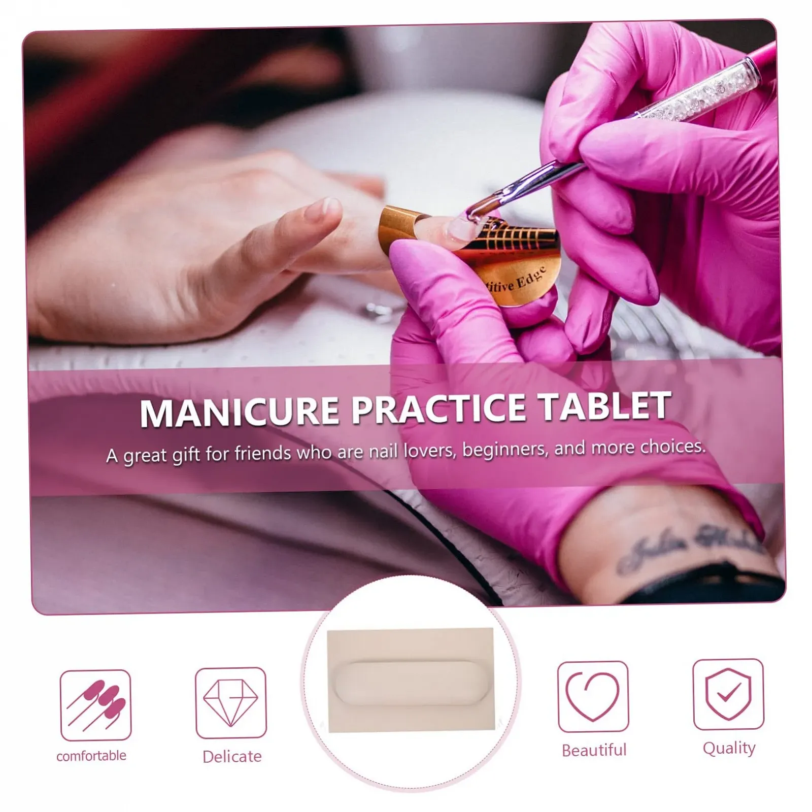 Підставка для рук для манікюру Ipetboom з килимком для столу., фото №3