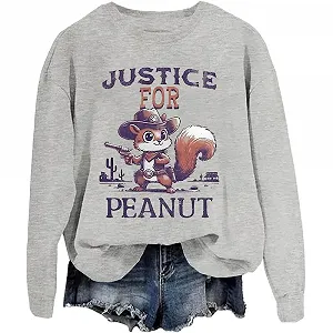 Світшот Justice For Peanut The Squirrel - Фото 1