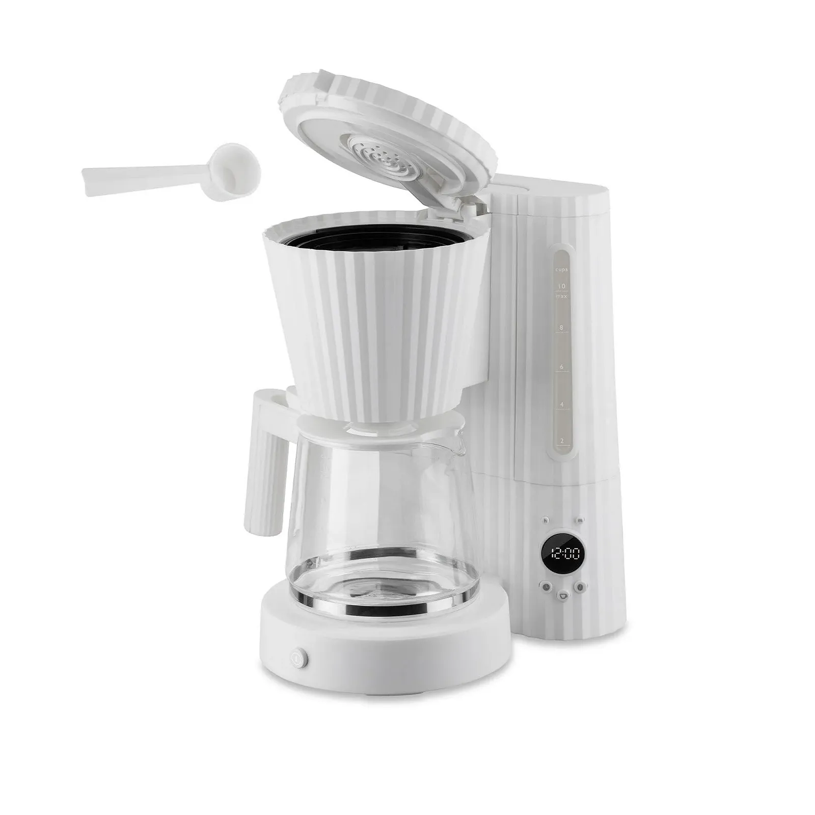 Капельная кофеварка Alessi Plissé MDL14 B Автоматический старт, Термопластичная смола, 1100 Вт, 150 кл Черная, фото №3