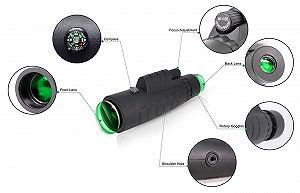 Монокуляр HD 10X52 з тримачем для телефону та штативом synthetic.ua - Фото 1