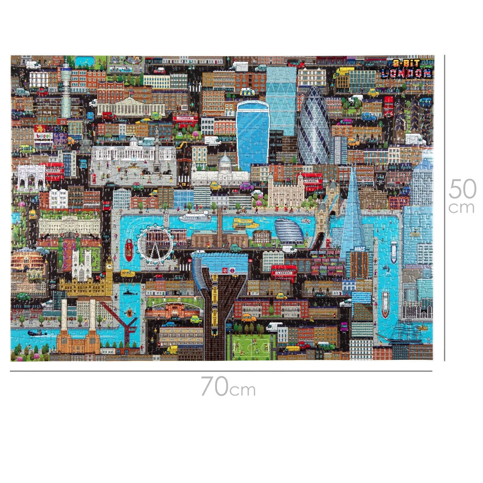 Пазл Bopster 8-bit London Pixel Jigsaw Puzzle 1000 деталей Level 3 70 x 50 см, фото №7 Пазл Bopster 8-bit London Pixel Jigsaw Puzzle 1000 деталей Level 3 70 x 50 см, фото №7