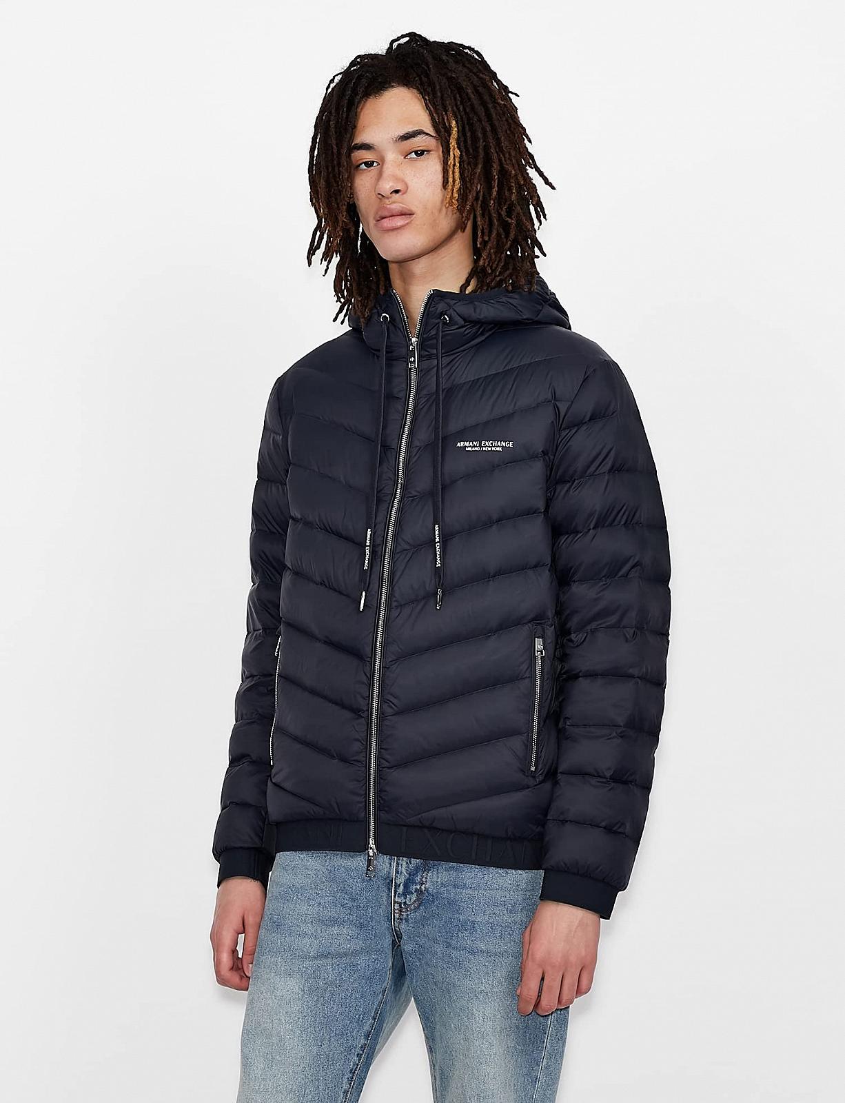 Куртка Armani Exchange Стеганая Milano/New York Logo Zip-Up, фото №5