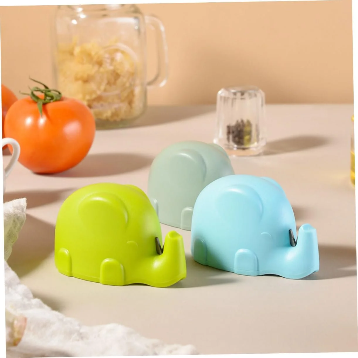 Точилка для ножей Mobestech в форме слона 3 шт., фото №6