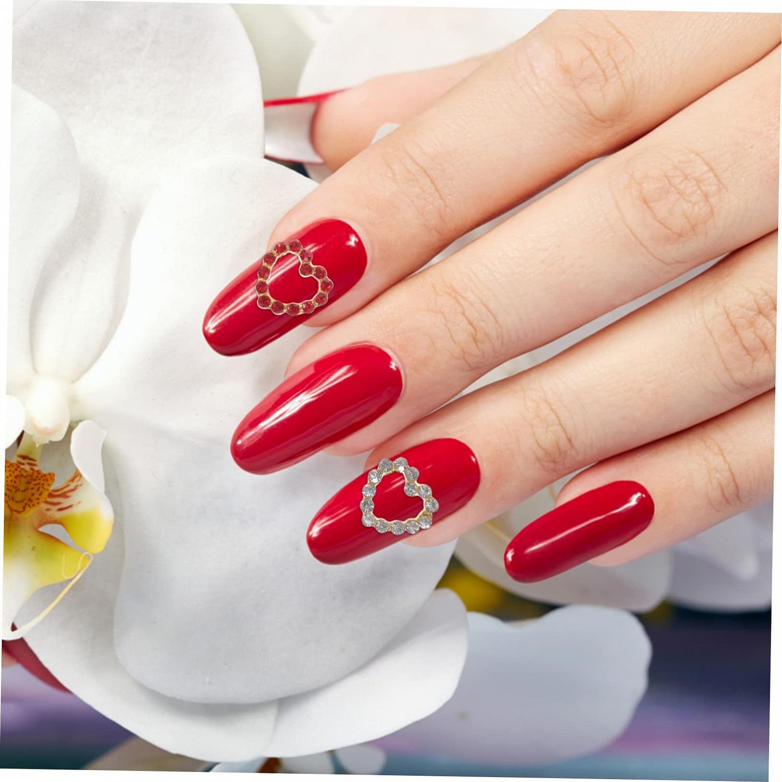 Стразы для ногтей Beavorty Сердце, 30 шт, фото №8