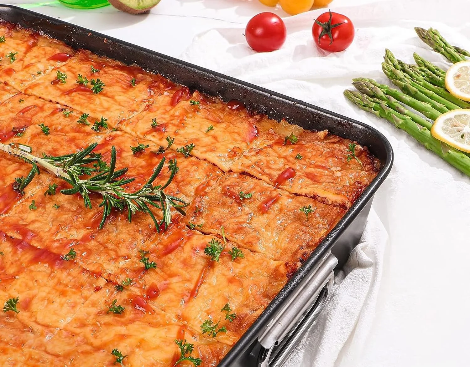 Форма для запікання MGE Сталева з антипригарним покриттям 39 x 29 см, фото №9