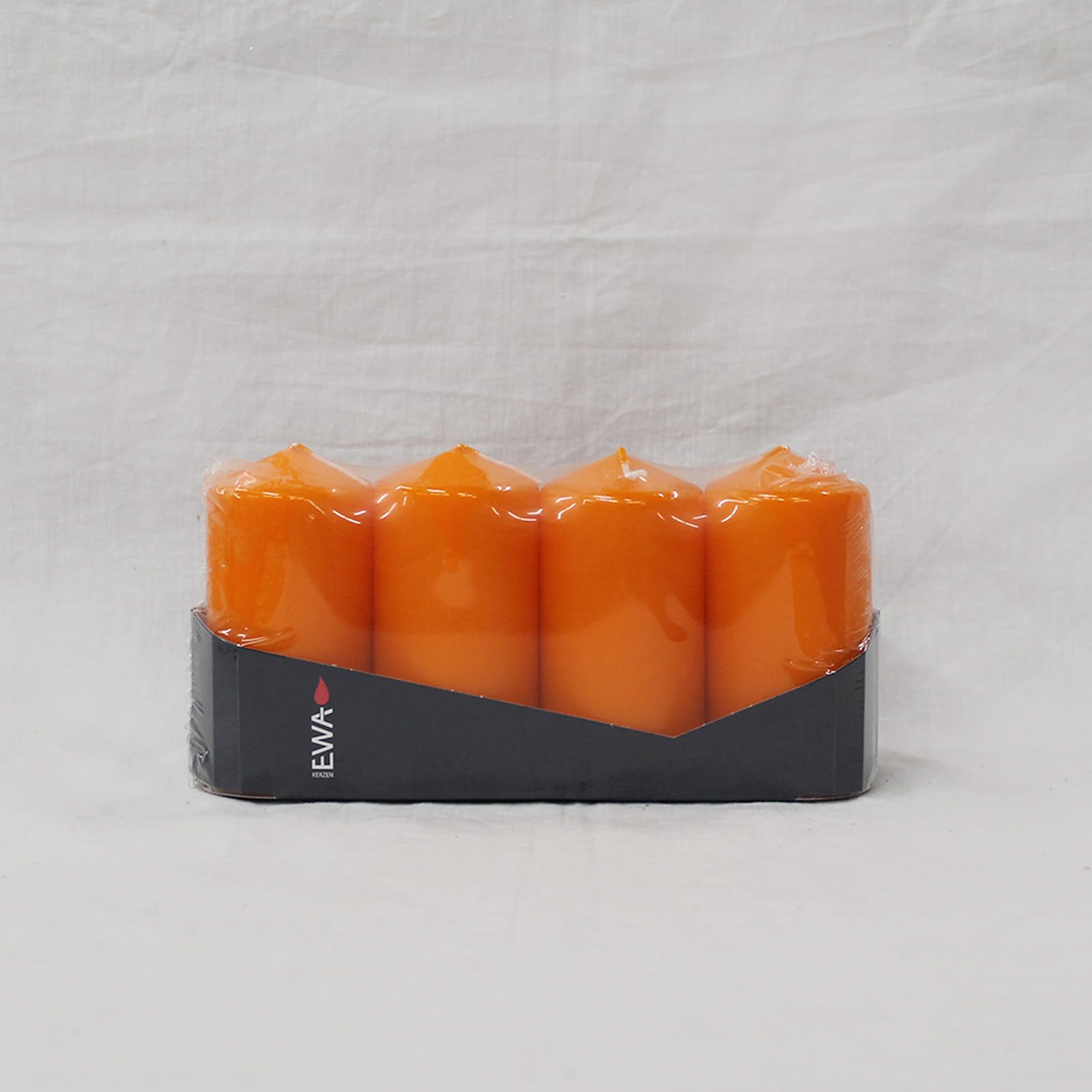 Свічки Ebersbacher Kerzenfabrik GmbH 4 Штук Стовпчасті Помаранчевий Розмір (Діаметр x Висота): Приблизно 50 x 100 мм, фото №2 Свічки Ebersbacher Kerzenfabrik GmbH 4 Штук Стовпчасті Помаранчевий Розмір (Діаметр x Висота): Приблизно 50 x 100 мм, фото №2