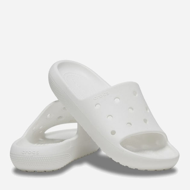 Тапочки UNI CLASSIC SLIDE V2 209401-100 CROCS M4/W6  Білий 37, фото №4