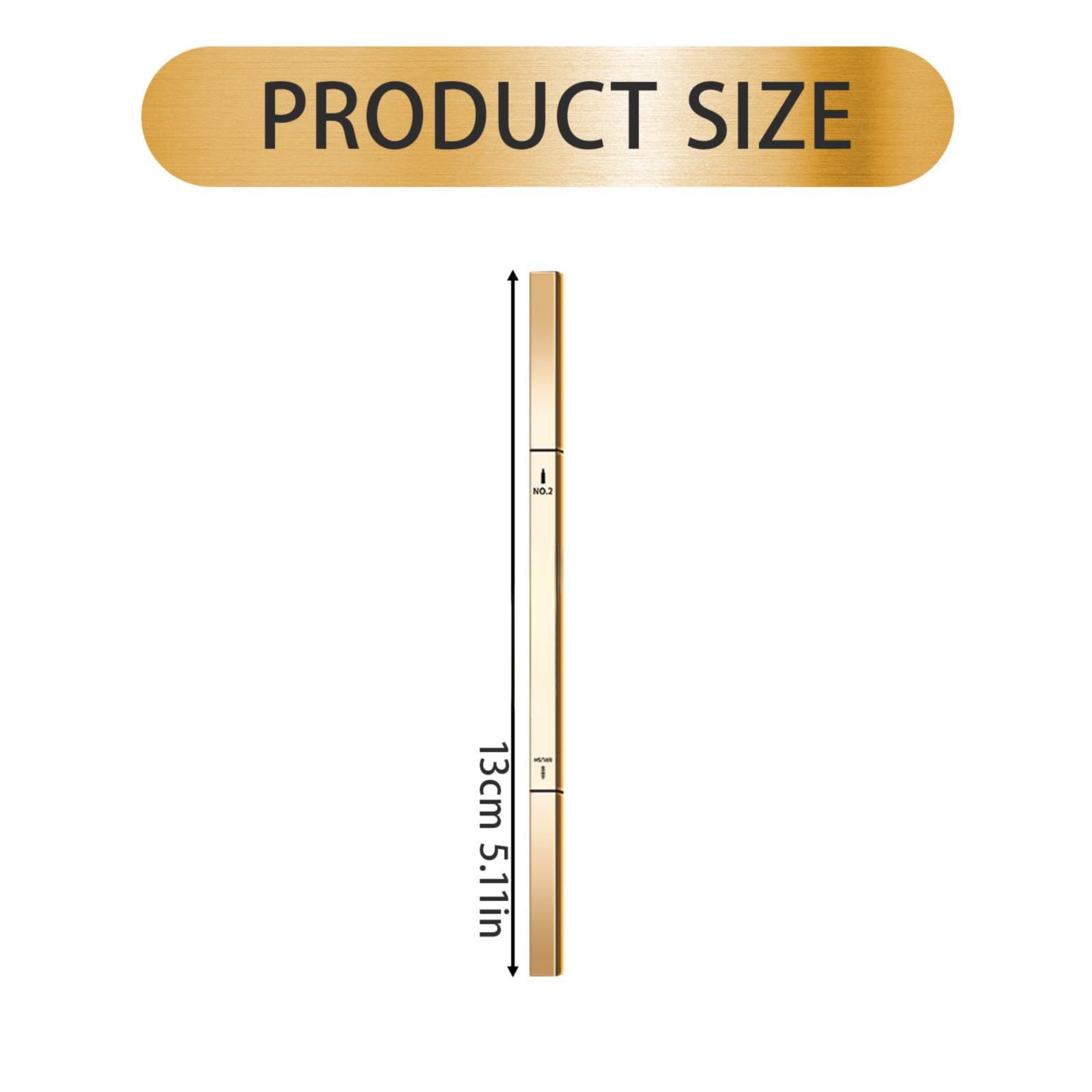 Карандаш для бровей Machen Künstlicher Bart с кисточкой водостойкий (кофе, универсальный), фото №6