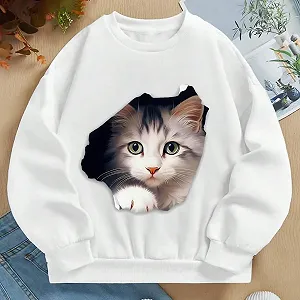 Худі Повсякденний Пуловер для Дівчинки synthetic.ua - Фото 1