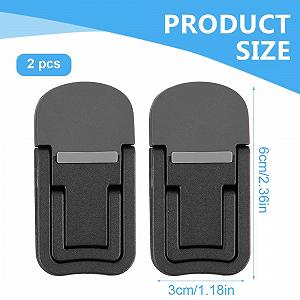 Подставка для ноутбука Mini (пара) Складная Регулируемая Нескользящая Черный-B synthetic.ua - Фото 1