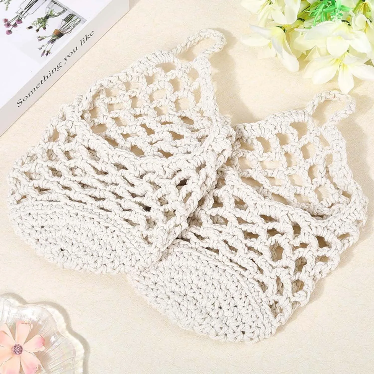 Підвісні кошики Макраме 3 шт., фото №3 Підвісні кошики Макраме 3 шт., фото №3