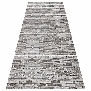 Наклейка для сходів та шаф самоклеюча водонепроникна 14 шт. 100 см x 18 см Grey Brick - Фото 1