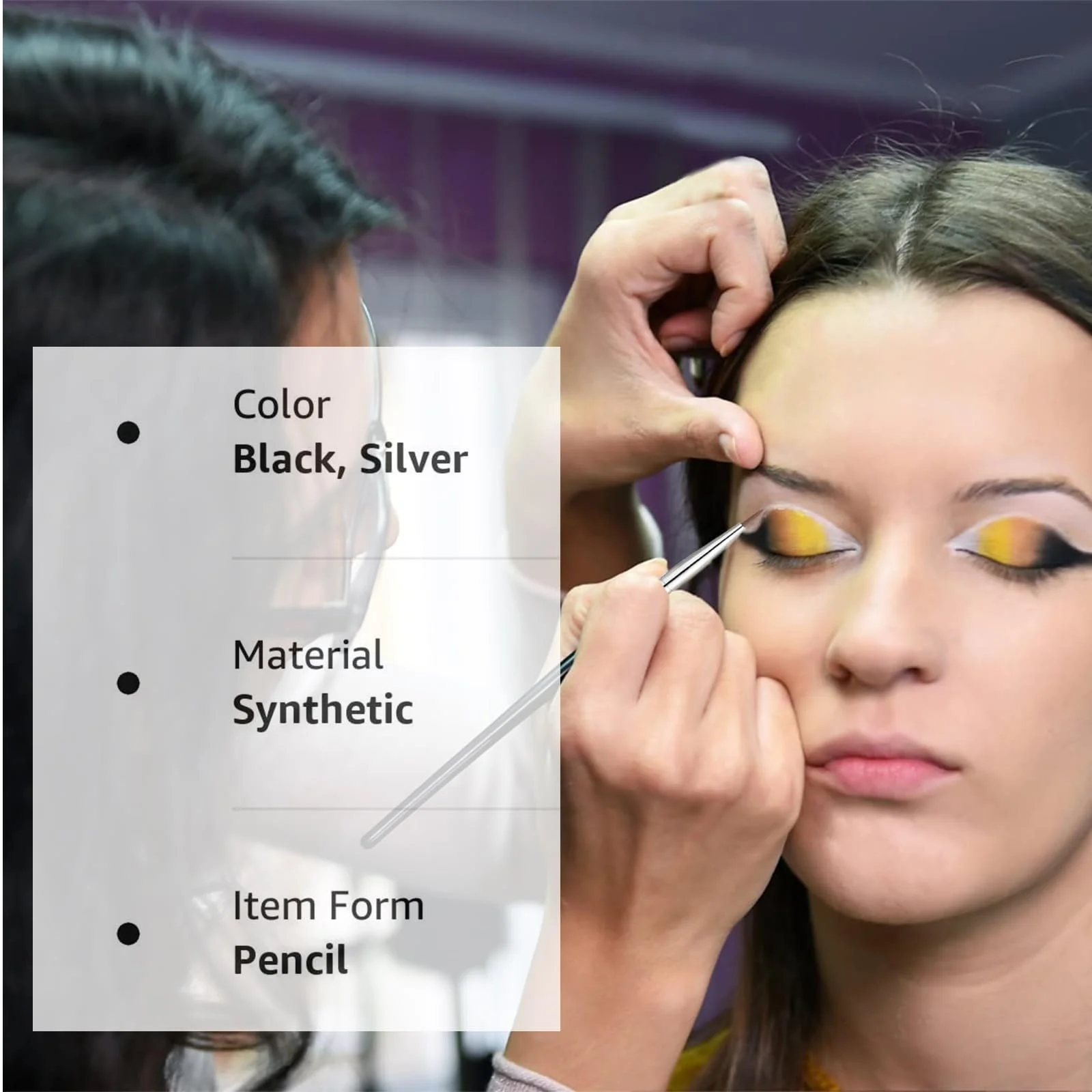 Інструмент Ruzister Силіконовий Допоміжний Для Підведення Для Очей Ультратонкий Набір Пензлів, фото №6