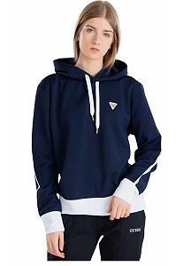 Жіноче худі Guess - Mylah Hoodie Sweatshirt (V4GQ01 KBFB2) Темно-синій - S - Фото 1