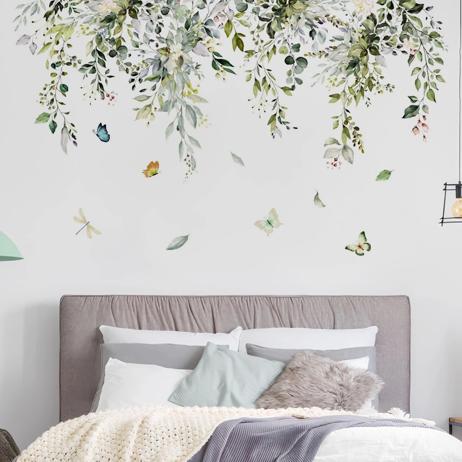 Наклейка на стіну Green Leaves & Hanging Vine 30 x 90 см, фото №1
