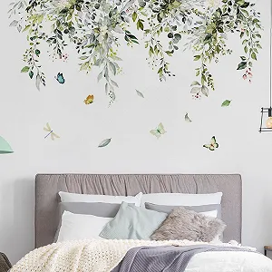 Наклейка на стіну Green Leaves & Hanging Vine 30 x 90 см - Фото 1
