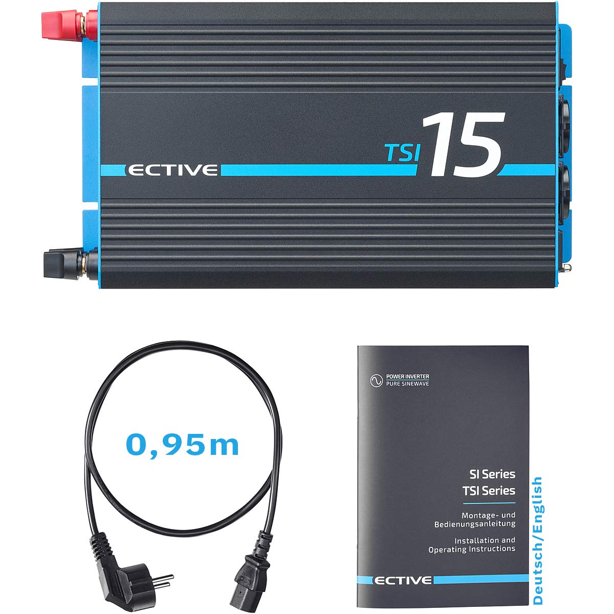 Інвертор Ective TSI 1500 Вт синусоїдальний з NVS, 24 В до 230 В, фото №4