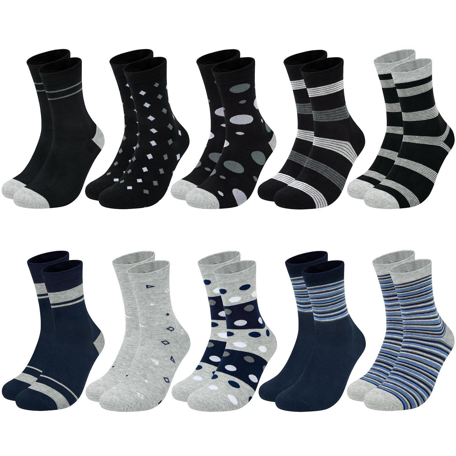 Шкарпетки Жіночі Бавовняні Смужки, Крапки та Серця Різнокольорові, фото №1