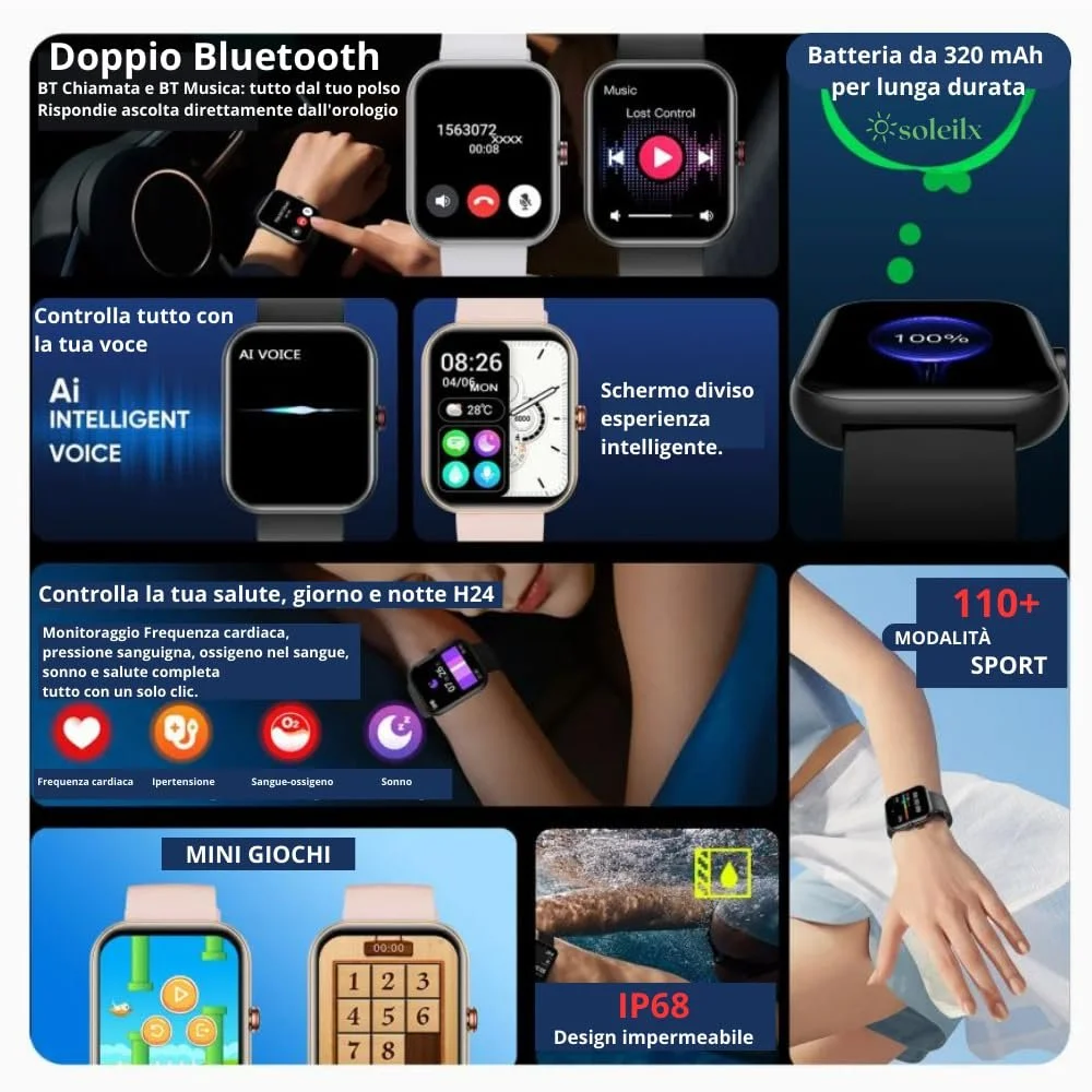 Смарт-годинник 1.91 Inch Batt 320mAh, фото №3