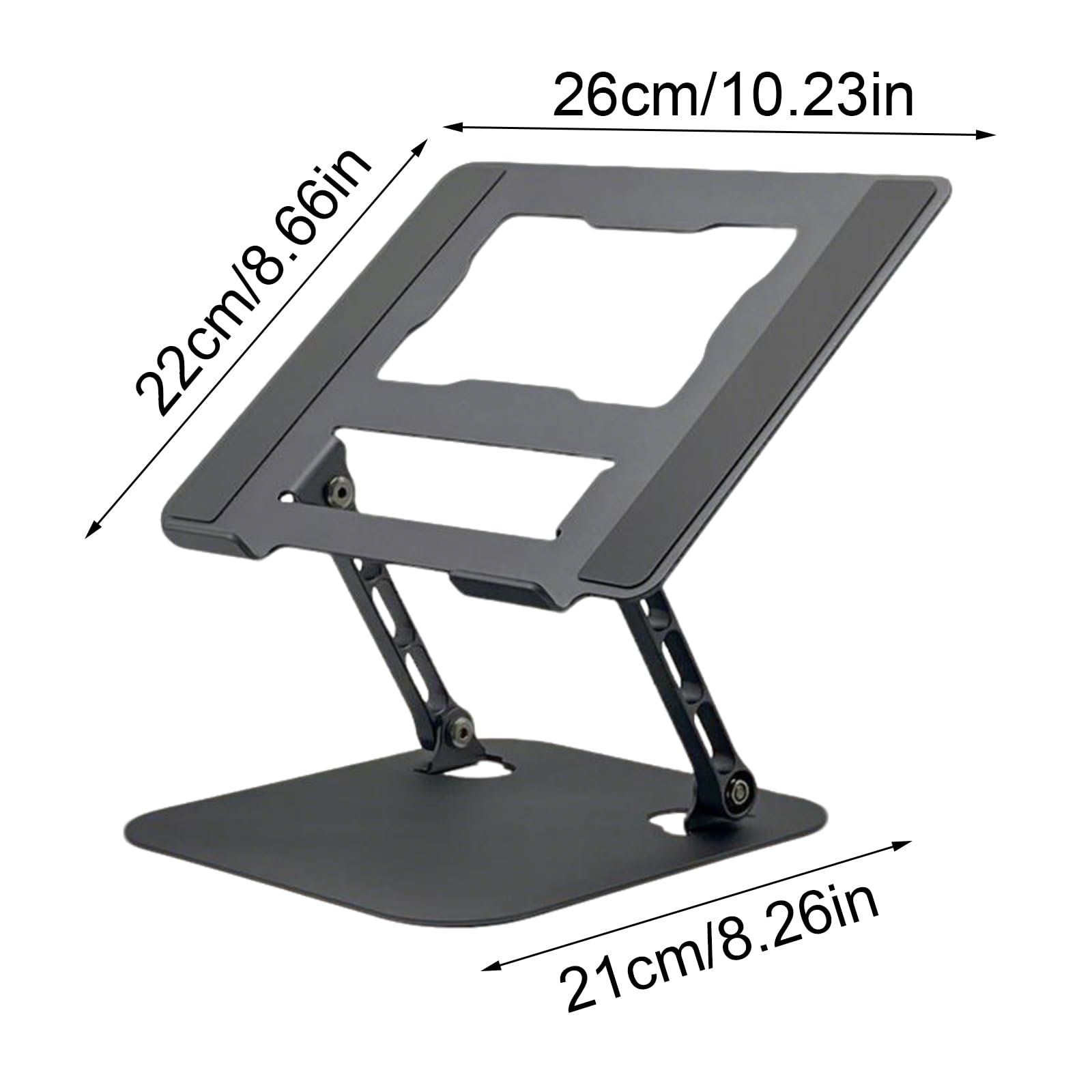 Подставка для ноутбука для стола Портативная регулируемая для всех ноутбуков до 43,2 см (17 дюймов) для офиса, фото №4