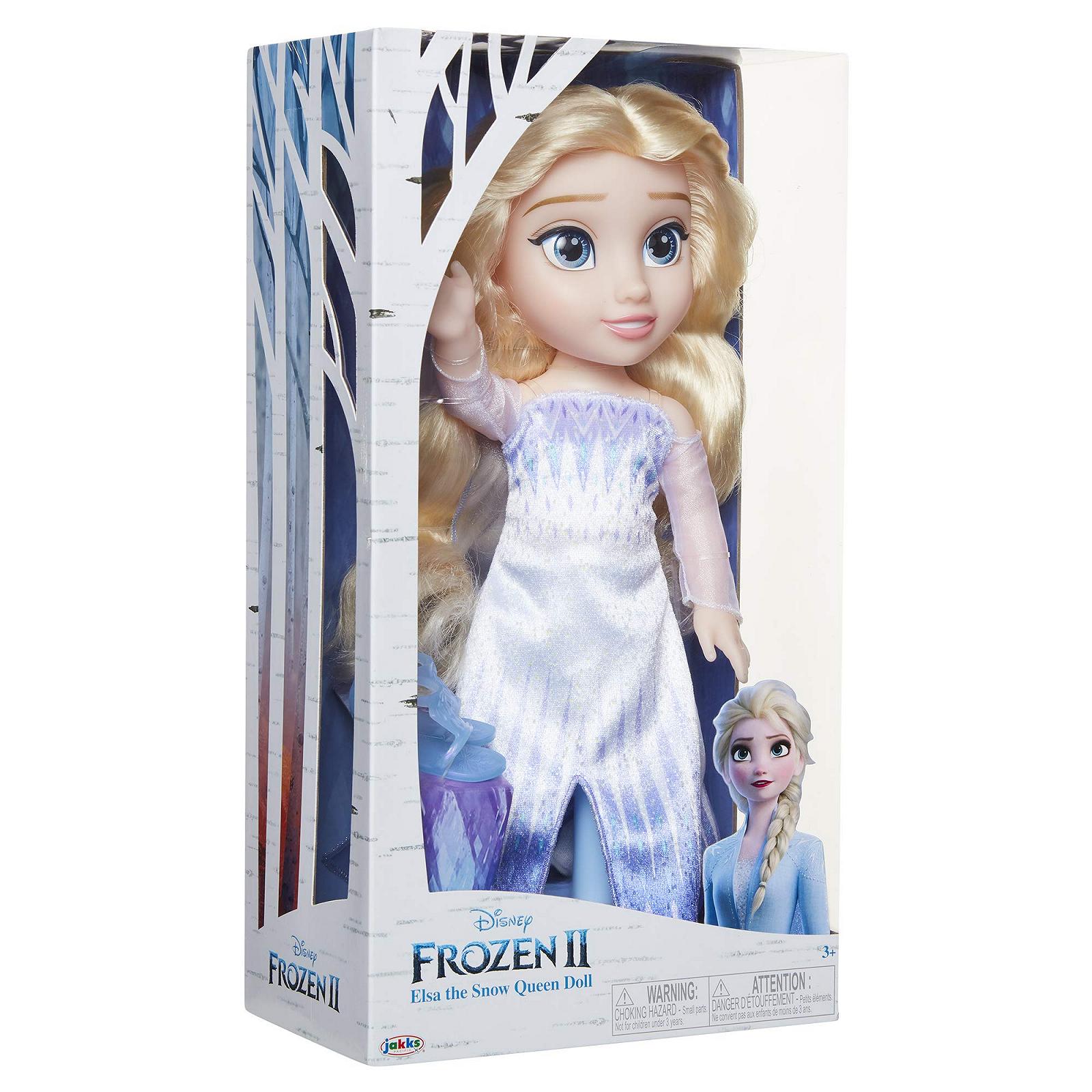 Лялька Jakks Frozen 2 Святкова Ельза, в комплекті пара взуття та сережки, фото №8