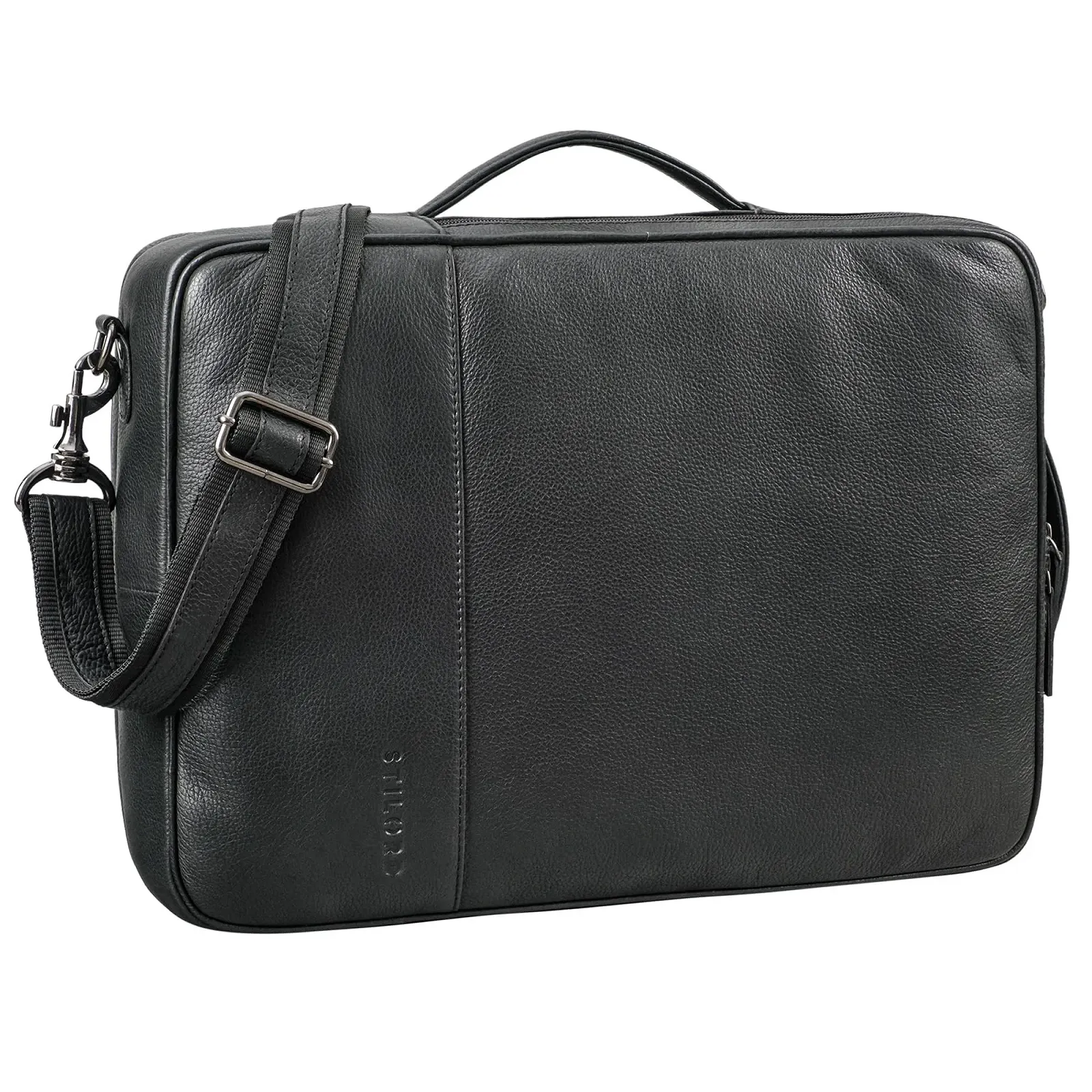 Рюкзак STILORD Dash 2-in-1 Leather XL 15-16 Inch Obsidian Black, фото №8 Рюкзак STILORD Dash 2-in-1 Leather XL 15-16 Inch Obsidian Black, фото №8