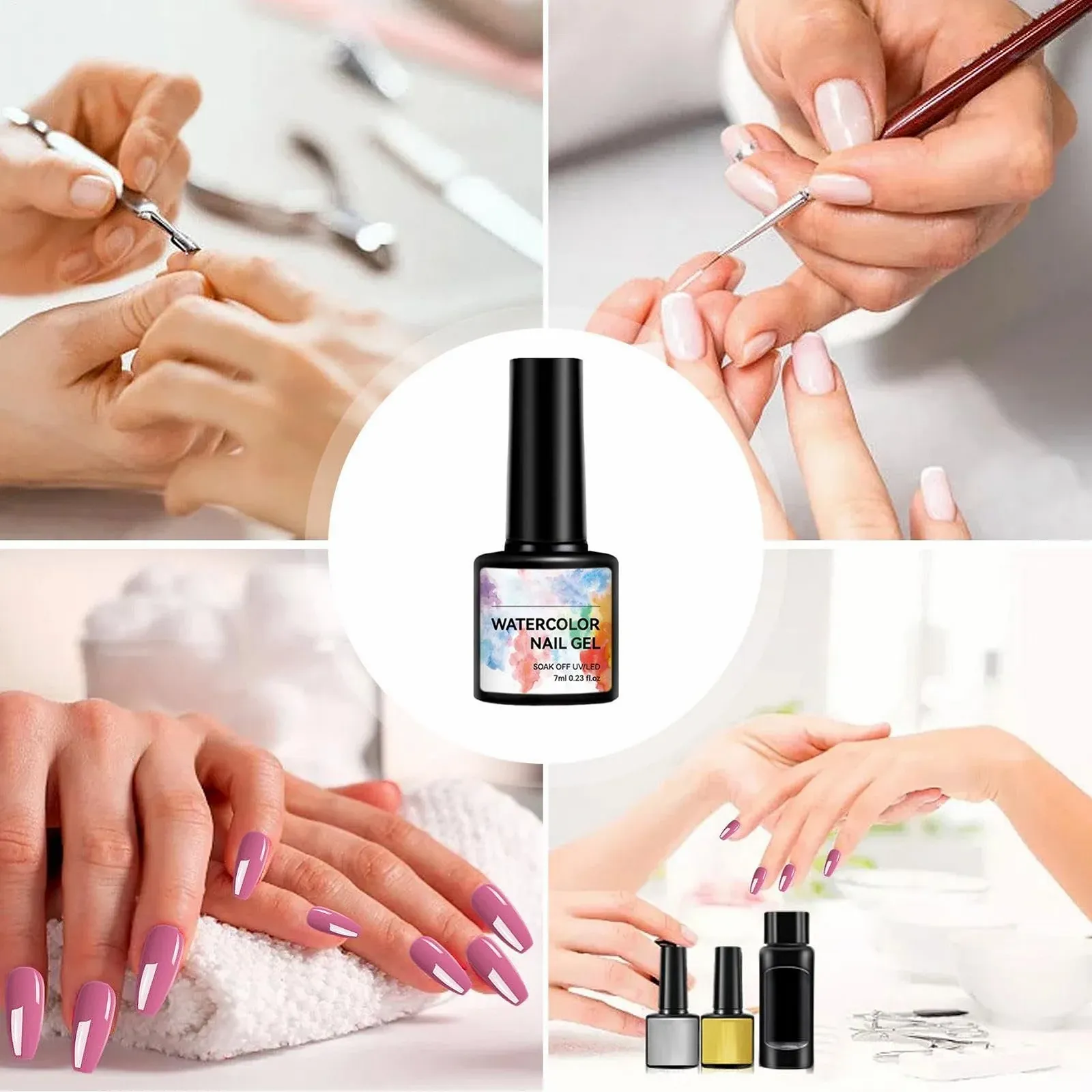 Гель Bloom Gel Ungal, LED UV для маникюра - для личного ухода, для создания художественных эффектов на ногтях для женщин и девушек, фото №8 Гель Bloom Gel Ungal, LED UV для маникюра - для личного ухода, для создания художественных эффектов на ногтях для женщин и девушек, фото №8