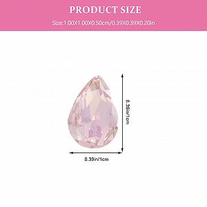 Стразы FOMIYES Сердце 3D, цвет шампань, 40 шт synthetic.ua - Фото 1