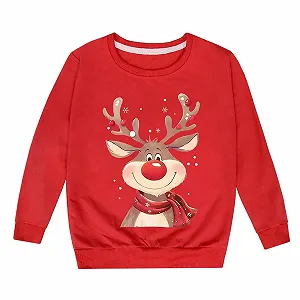 Світшот для дівчинки з довгими рукавами та круглим вирізом з графічним принтом synthetic.ua - Фото 1