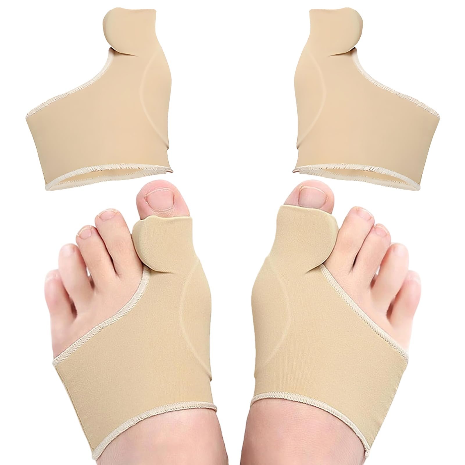 Корректор большого пальца стопы Hallux Valgus, 1 пара разделителей для пальцев, шина, фото №1