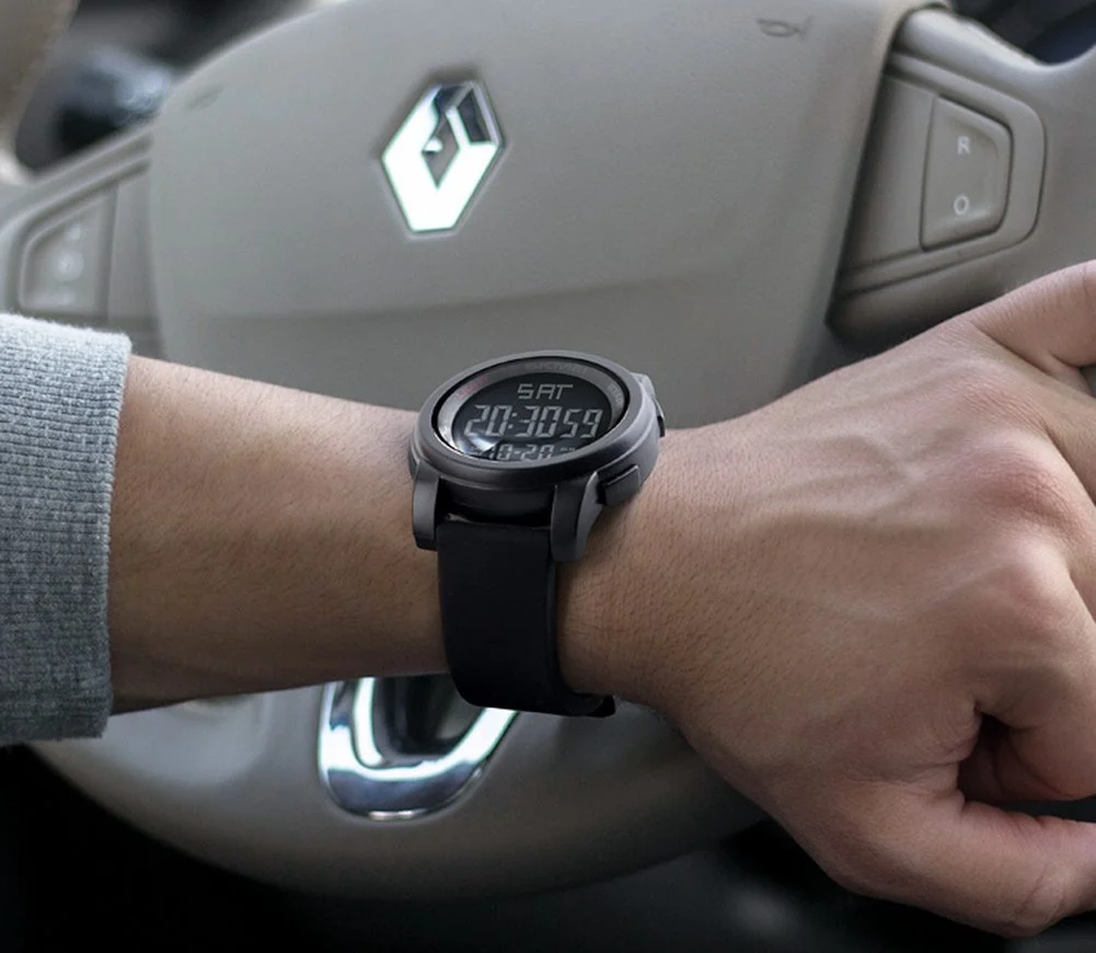 Мужские часы SKMEI Military Электронные LED Двойное время Black Спортивные Digital, черные, Digital, фото №8 Мужские часы SKMEI Military Электронные LED Двойное время Black Спортивные Digital, черные, Digital, фото №8