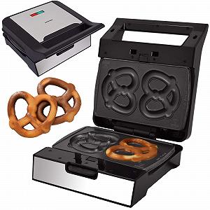 Крендельница Syntrox Germany MM-1400W с съемными пластинами для выпечки - Фото 1
