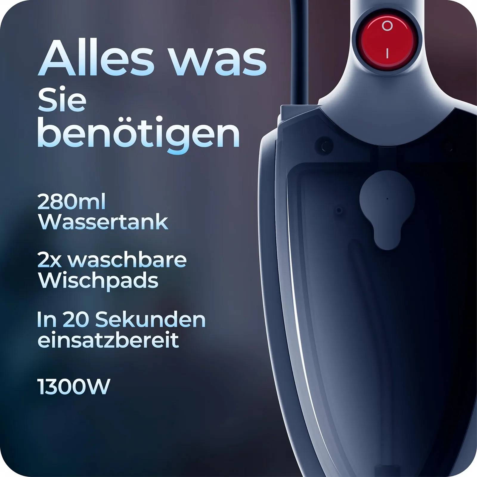 Пароочисник Avalla T-5 280 мл Білий, фото №6