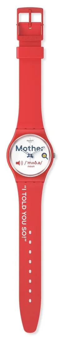 Годинник Swatch Casual GZ713, червоний, повсякденний, фото №2 Годинник Swatch Casual GZ713, червоний, повсякденний, фото №2