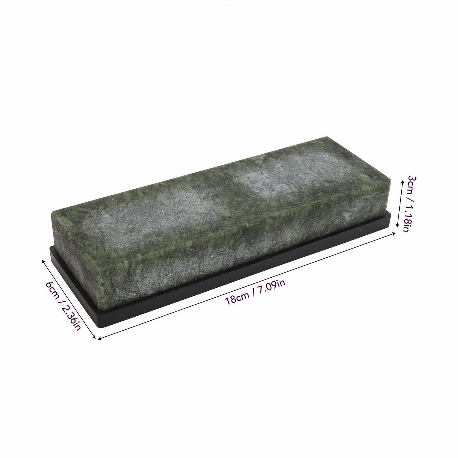 Точильный камень Green Stone 10000 Grit с двумя нескользящими рамками, фото №2