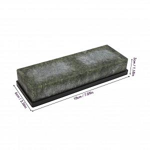 Точильный камень Green Stone 10000 Grit с двумя нескользящими рамками synthetic.ua - Фото 1