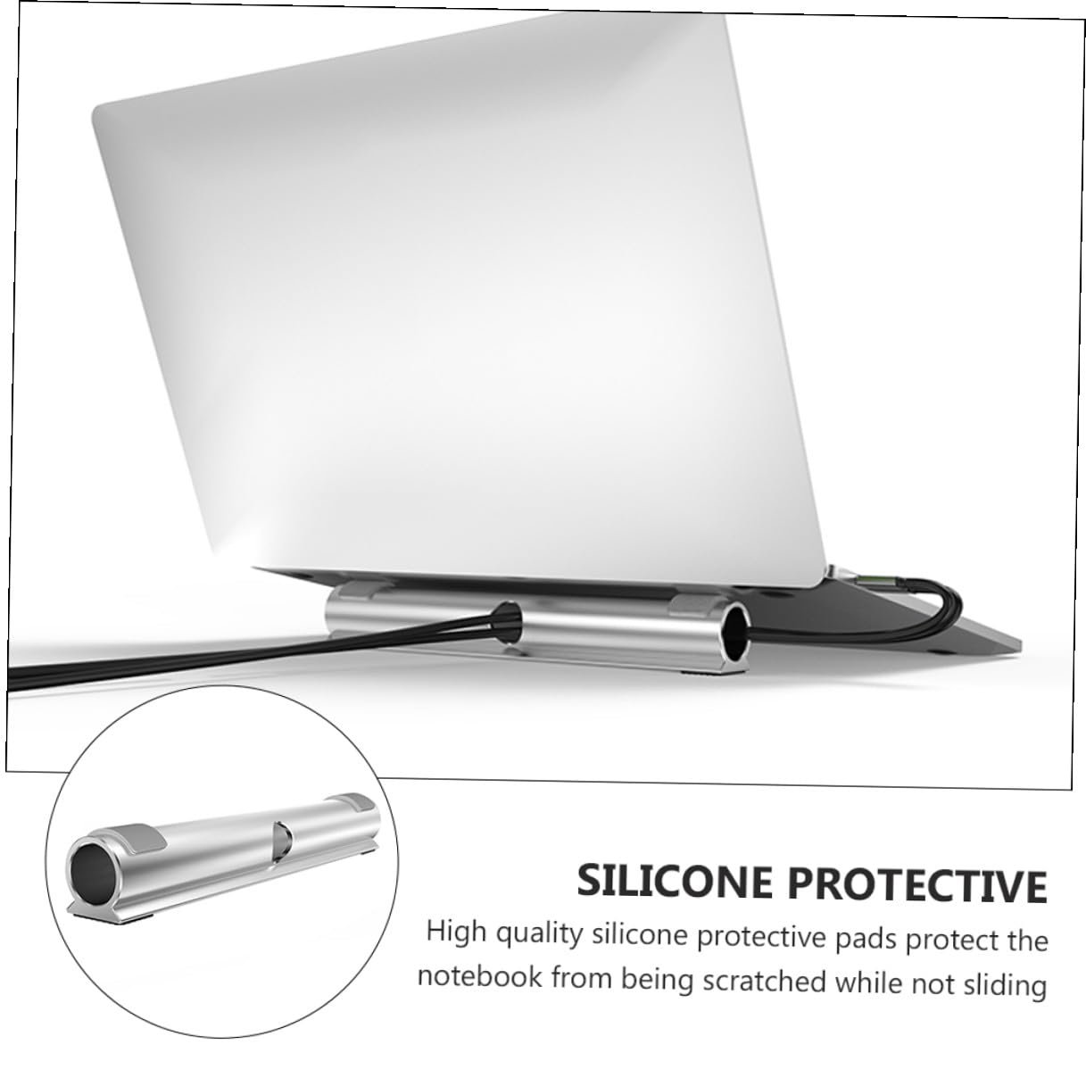 Подставка для ноутбука Алюминий NOLITOY Серебристый, фото №8