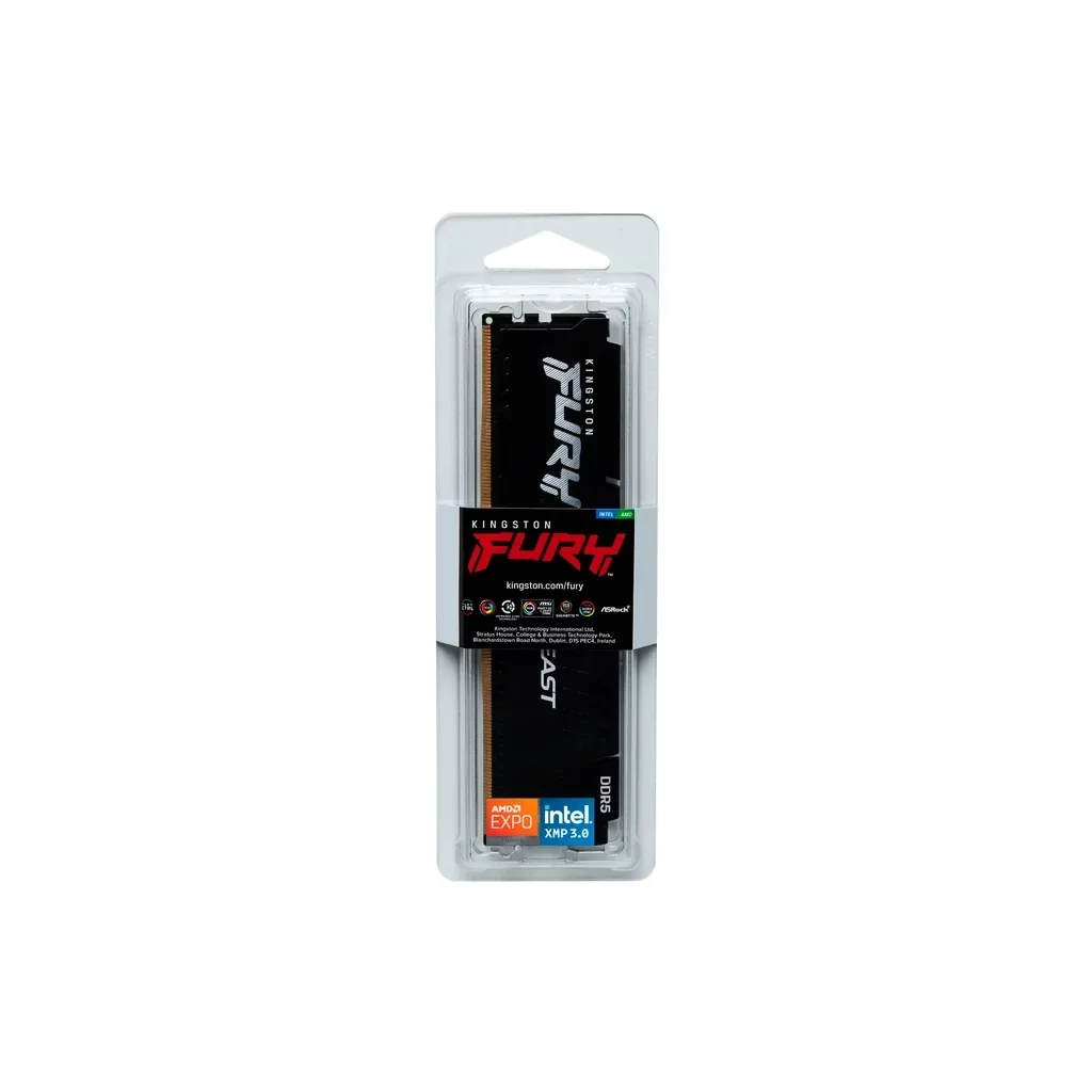 Модуль памяти для компьютера DDR5 64GB 5600 MHz Beast Black Kingston Fury (ex.HyperX) (KF556C40BB-64), фото №3