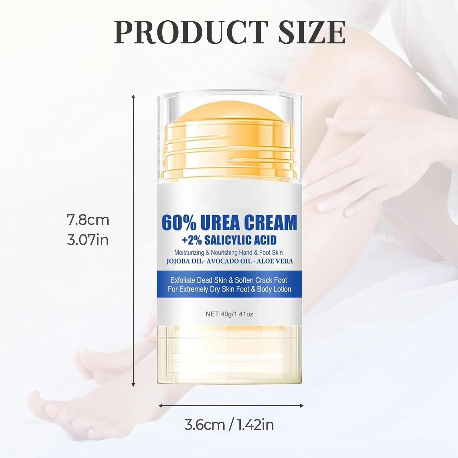 Крем для ног увлажняющий против трещин с 60% Urea 40 г, фото №7 Крем для ног увлажняющий против трещин с 60% Urea 40 г, фото №7